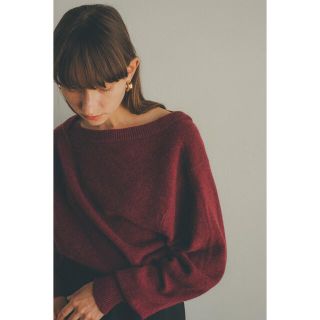 CLANE - クラネ DEFORM BOAT NECK YAK KNIT TOPSの通販 by てん's shop