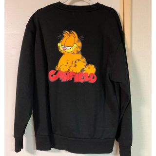 新品 GARFIELD スウェット ガーフィルード トレーナー 黒 アメリカ 熊