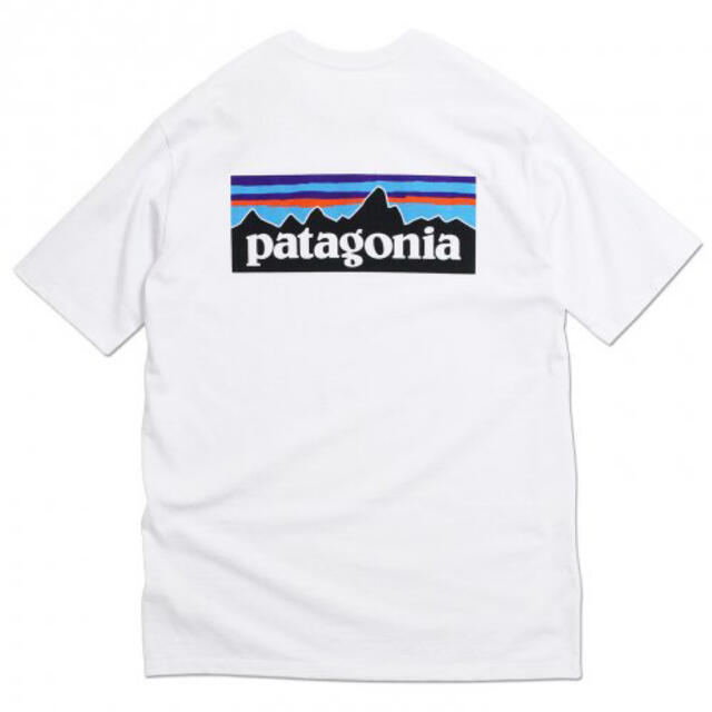 Tシャツ/カットソー(半袖/袖なし)patagonia Tシャツ S P-6 LOGO ホワイト パタゴニア