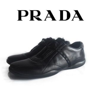 プラダ(PRADA)のPRADA ロゴレザースニーカー(スニーカー)