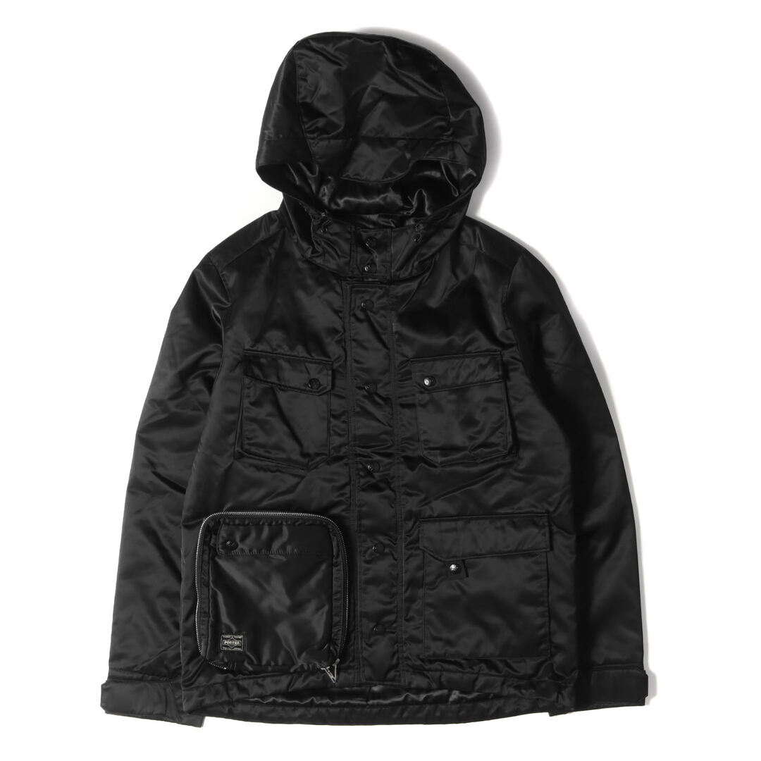 WHITE MOUNTAINEERING - White Mountaineering ホワイトマウンテニアリング ジャケット PORTER ポーター タンカー フィールド マウンテンジャケット POCKET NYLON FIELD MOUNTAIN ブラック 黒 1 アウター ブルゾン【メンズ】【中古】【美品】