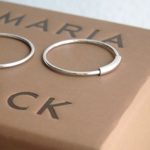 MARIA BLACK(マリアブラック)の【新品】 MARIA BLACK　両耳ピアス　BASIC 16 HOOP　SLV レディースのアクセサリー(ピアス)の商品写真