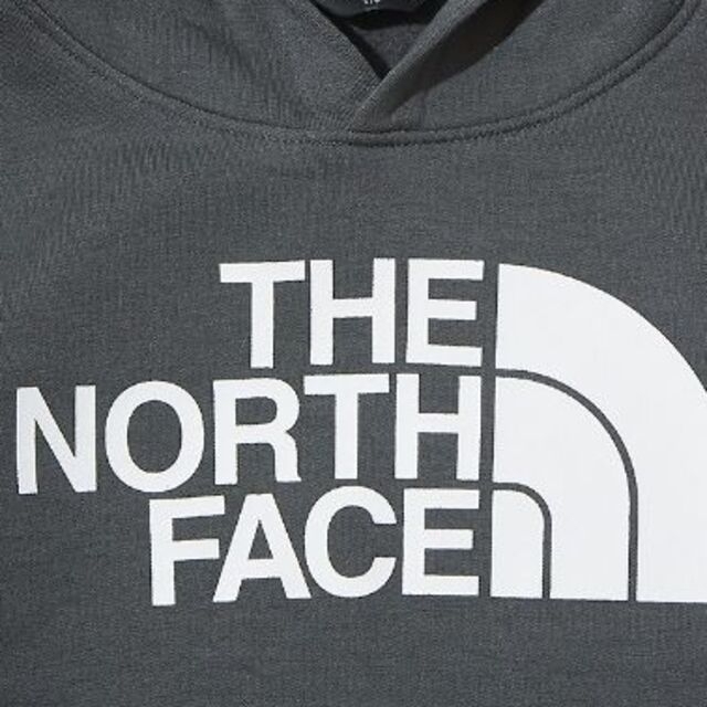 THE NORTH FACE(ザノースフェイス)のTHE NORTH　FACE　KIDS フーディー ダークグレー　120㎝ キッズ/ベビー/マタニティのキッズ服男の子用(90cm~)(Tシャツ/カットソー)の商品写真