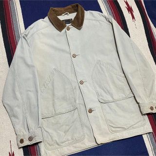 エディーバウアー(Eddie Bauer)の90s 古着 エディバウアー カバーオール コーデュロイ チェック ゆるだぼ(カバーオール)