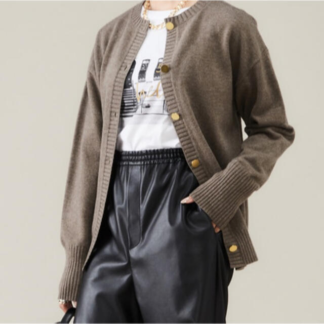 最も信頼できる リエス カシミヤニットカーキ色 en-dining.co.jp