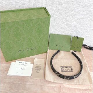 グッチ(Gucci)の新品未使用♡GUCCI  GGデニム ヘッドバンド(ヘアバンド)