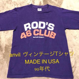 アンビル(Anvil)のanvil Tシャツ　ビンテージ　90年代　MADE IN USA(Tシャツ/カットソー(半袖/袖なし))