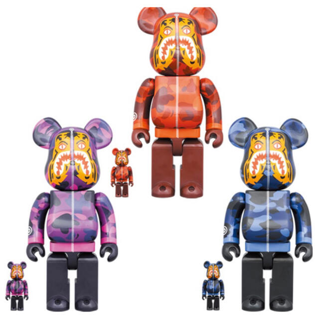 週末特価BE@RBRICK BAPE TIGER 3体セット