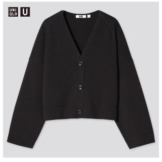 ユニクロ(UNIQLO)のミラノリブVネックカーディガン(カーディガン)