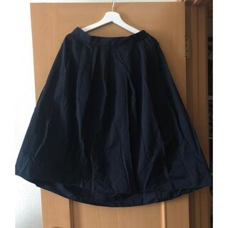 ジーユー(GU)のGU フレアスカート ネイビー XL(ひざ丈スカート)