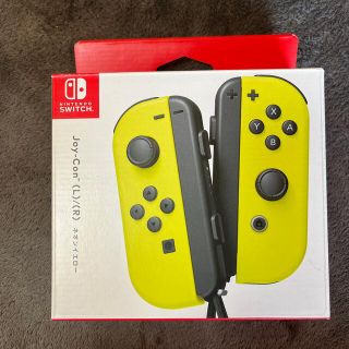 ニンテンドースイッチ(Nintendo Switch)の任天堂Switch ジョイコン(L)/(R)ネオンイエロー　左右セット(その他)