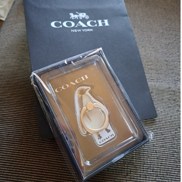 COACH(コーチ)のCOACHノベルティ　スマホリング スマホ/家電/カメラのスマホアクセサリー(その他)の商品写真