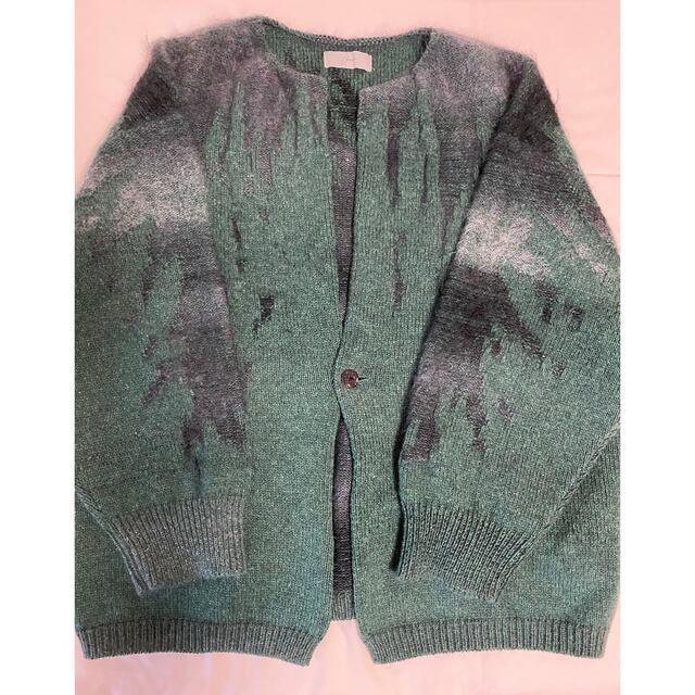 amachi. Rainy Pattern Knit Cardigan 国内流通正規品 メンズ ...