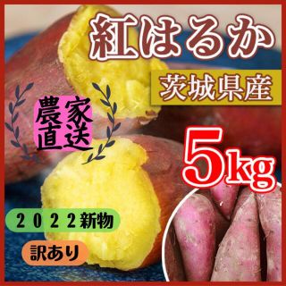 5kg さつまいも 紅はるか 茨城県産 訳あり品 産地直送(野菜)