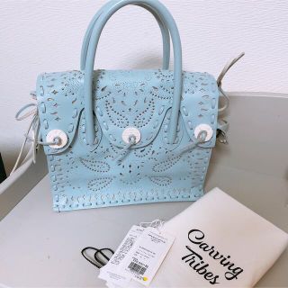 グレースコンチネンタル ハンドバッグ(レディース)(ブルー・ネイビー
