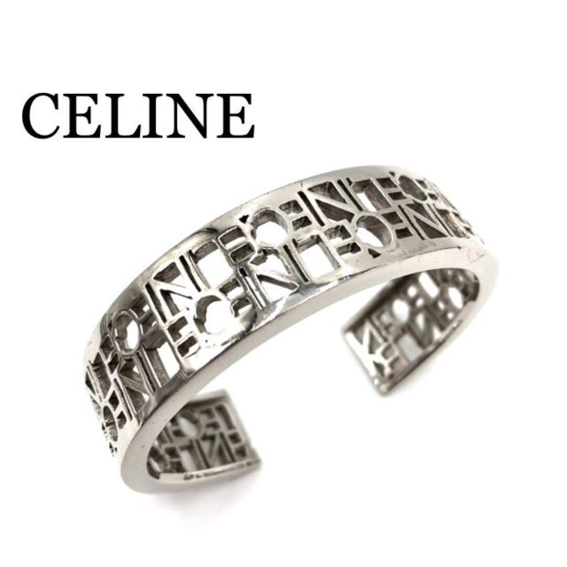 数量限定価格!! - celine 『CELINE』セリーヌ ブレスレット ロゴバングル / ブレスレット+バングル