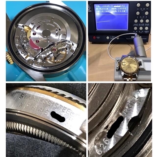 ROLEX(ロレックス)の本物 純正 ロレックス デイトジャスト 16233 シャンパンX番 美品OH済 メンズの時計(腕時計(アナログ))の商品写真