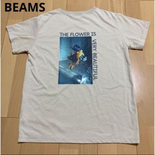 ビームス(BEAMS)のBEAMS カットソー  Tシャツ 花 プリント ユニセックス(Tシャツ/カットソー(半袖/袖なし))