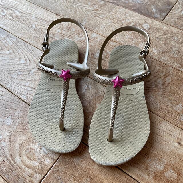 havaianas(ハワイアナス)のハワイアナス　havaianas 19センチ キッズ/ベビー/マタニティのキッズ靴/シューズ(15cm~)(サンダル)の商品写真