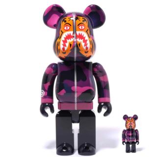 アベイシングエイプ(A BATHING APE)のBE@RBRICK BAPE CAMO TIGER 100％ & 400％(その他)