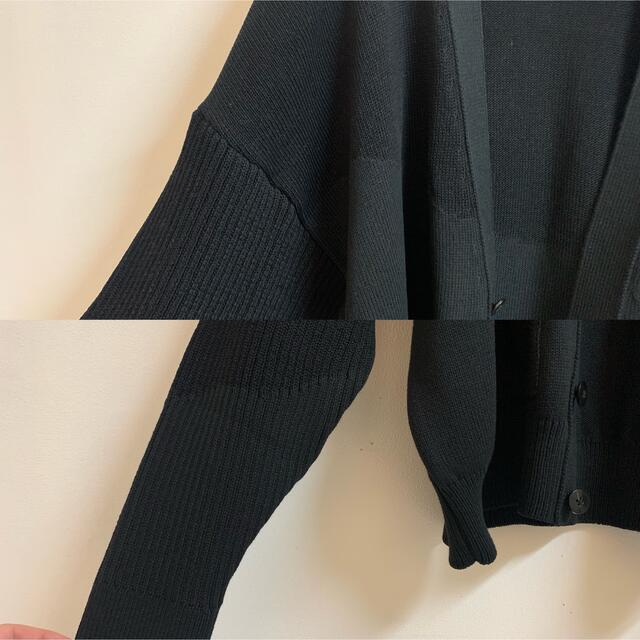 KONYA 2022SS Epaulet knit Cardigan BLACK | www.thestyledhouse.com.au