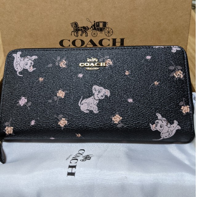 COACH  長財布　ディズニーコラボ　１０１匹わんちゃん