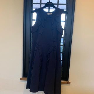 ヴァレンティノ(VALENTINO)のVALENTINO 紺ワンピース(ひざ丈ワンピース)