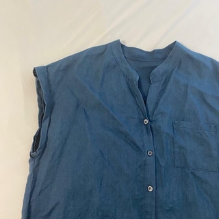 ディーホリック(dholic)のロールヘムスリーブスキッパーシャツ・p254605(Tシャツ(半袖/袖なし))