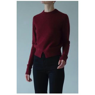 新品タグ付☆CLANE LAYER SLEEVE YAK KNIT TOPS 2