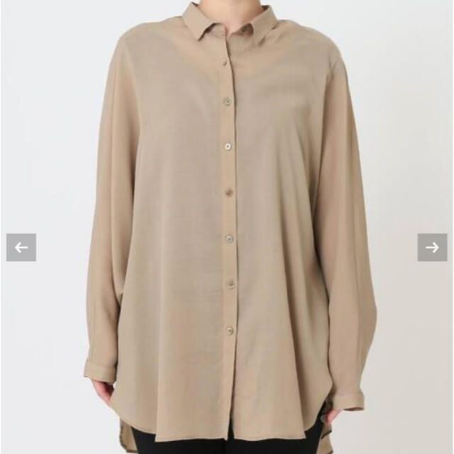 L'Appartement DEUXIEME CLASSE(アパルトモンドゥーズィエムクラス)のL'Appartement  Dolmansleeve Sheer Blouse レディースのトップス(シャツ/ブラウス(長袖/七分))の商品写真