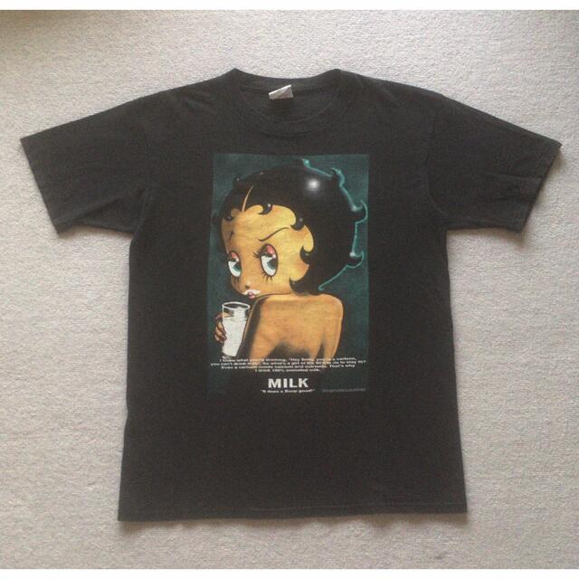 90s Betty Boop "got milk?" parody tee 1