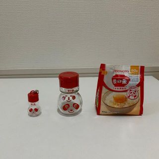 アジノモト(味の素)の味の素パンダ　大小セット　味の素付き(容器)