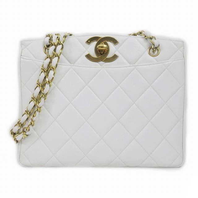 トートバッグ シャネル CHANEL ヴィンテージ デカマトラッセ チェーン ...