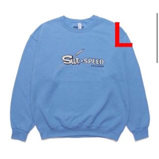 ワコマリア(WACKO MARIA)の22fw WACKO MARIA SWEAT SHIRT BLUE Ｌ(スウェット)