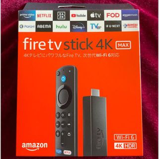 アップル(Apple)の【新品未開封】Fire TV Stick 4K MAX(映像用ケーブル)