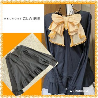 メルローズクレール(MELROSE claire)のメルローズ★レーシーライン★スモックブラウス★レーシーライン(シャツ/ブラウス(長袖/七分))