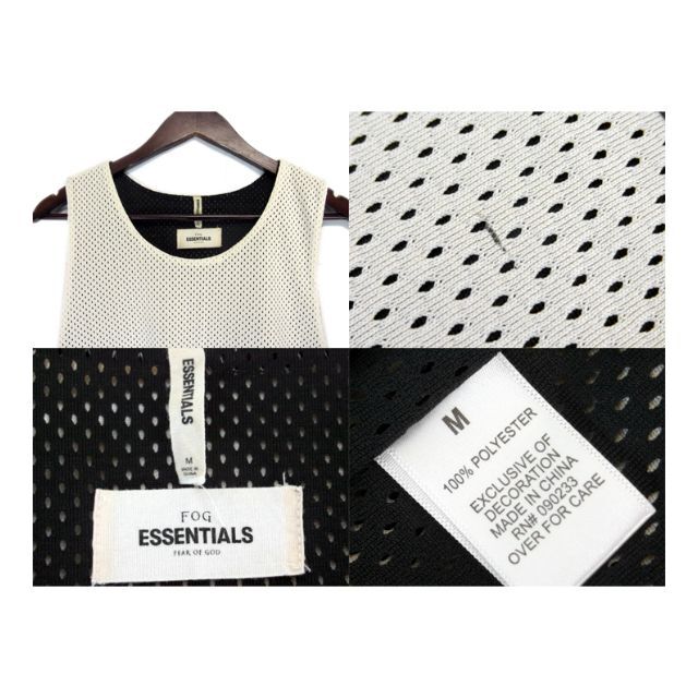 FEAR OF GOD - エッセンシャルズESSENTIALS□バックロゴメッシュタンク