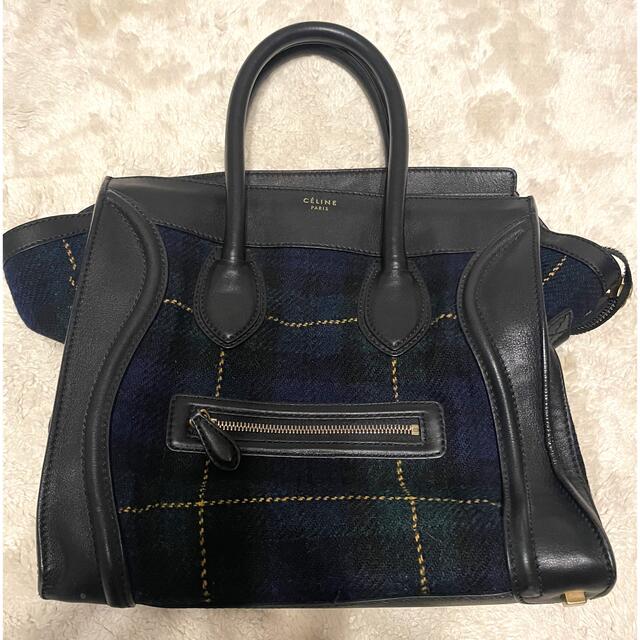 有名ブランド celine - CELINE✩ラゲージ✩タータンチェック