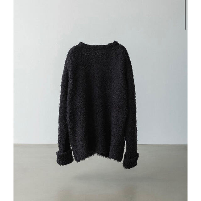 LIDNM FEATHER YARN LOOSE CARDIGAN Sサイズ