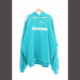 Balenciaga - BALENCIAGA 21SS Caps Destroyed Hoodie Sの通販 by ...