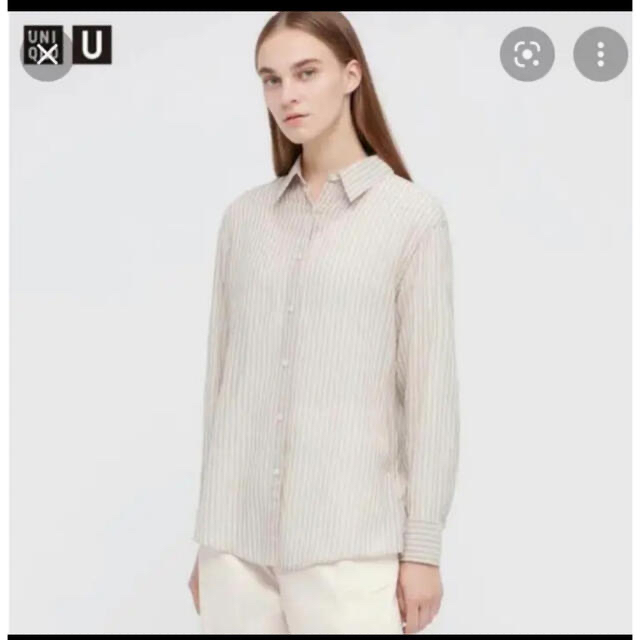 UNIQLO(ユニクロ)のシアーシャツ  ストラップシャツ レディースのトップス(シャツ/ブラウス(長袖/七分))の商品写真