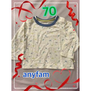 エニィファム(anyFAM)のanyfam ロケット柄　長袖トップス(シャツ/カットソー)