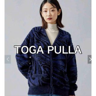 トーガ(TOGA)の【未使用品】TOGA PULLA/ジャガードニットカーディガン(カーディガン)