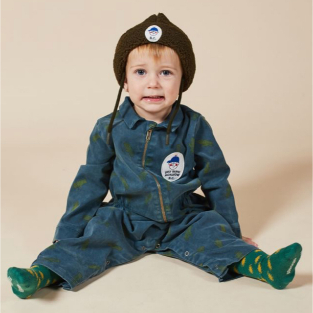 bobo chose(ボボチョース)のBOBO CHOSES つなぎ　6-12m 74cm キッズ/ベビー/マタニティのベビー服(~85cm)(ロンパース)の商品写真