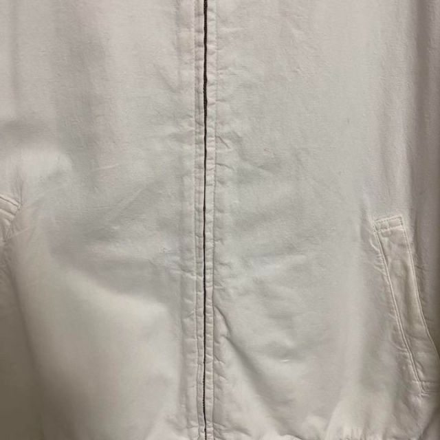 Ralph Lauren(ラルフローレン)の90s ラルフローレン　スイングトップ　白　メンズ　L ワンポイント　刺繍　A2 メンズのジャケット/アウター(ブルゾン)の商品写真