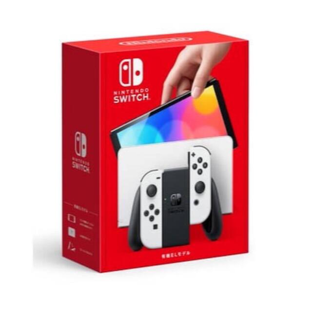 Nintendo Switch(ニンテンドースイッチ)のNintendo Switch 本体 有機EL ホワイト エンタメ/ホビーのゲームソフト/ゲーム機本体(家庭用ゲーム機本体)の商品写真