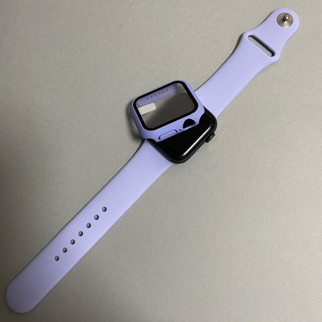 Apple Watch(アップルウォッチ)のAppleWatch アップルウォッチ バンド カバー S/M 44mm 薄紫 メンズの時計(ラバーベルト)の商品写真