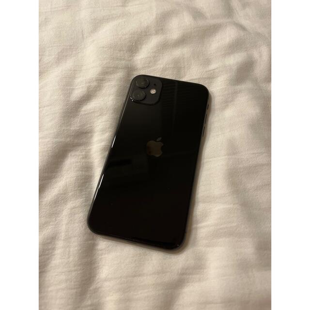 Apple(アップル)のiPhone 11 128GB black Simフリー スマホ/家電/カメラのスマートフォン/携帯電話(スマートフォン本体)の商品写真