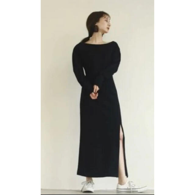 TODAYFUL(トゥデイフル)のlouren sweat slit onepeace レディースのワンピース(ロングワンピース/マキシワンピース)の商品写真