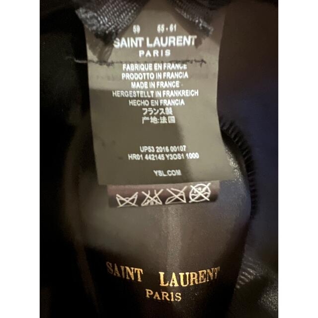 Saint Laurent(サンローラン)の新品未使用　レア　ケリング付　サンローランパリ　フェルト　登坂　ハリースタイルズ メンズの帽子(ハット)の商品写真